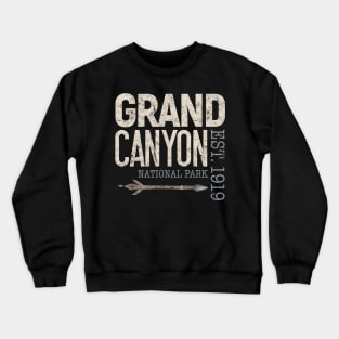 Grand Canyon National Park Established 1919 Crewneck Sweatshirt